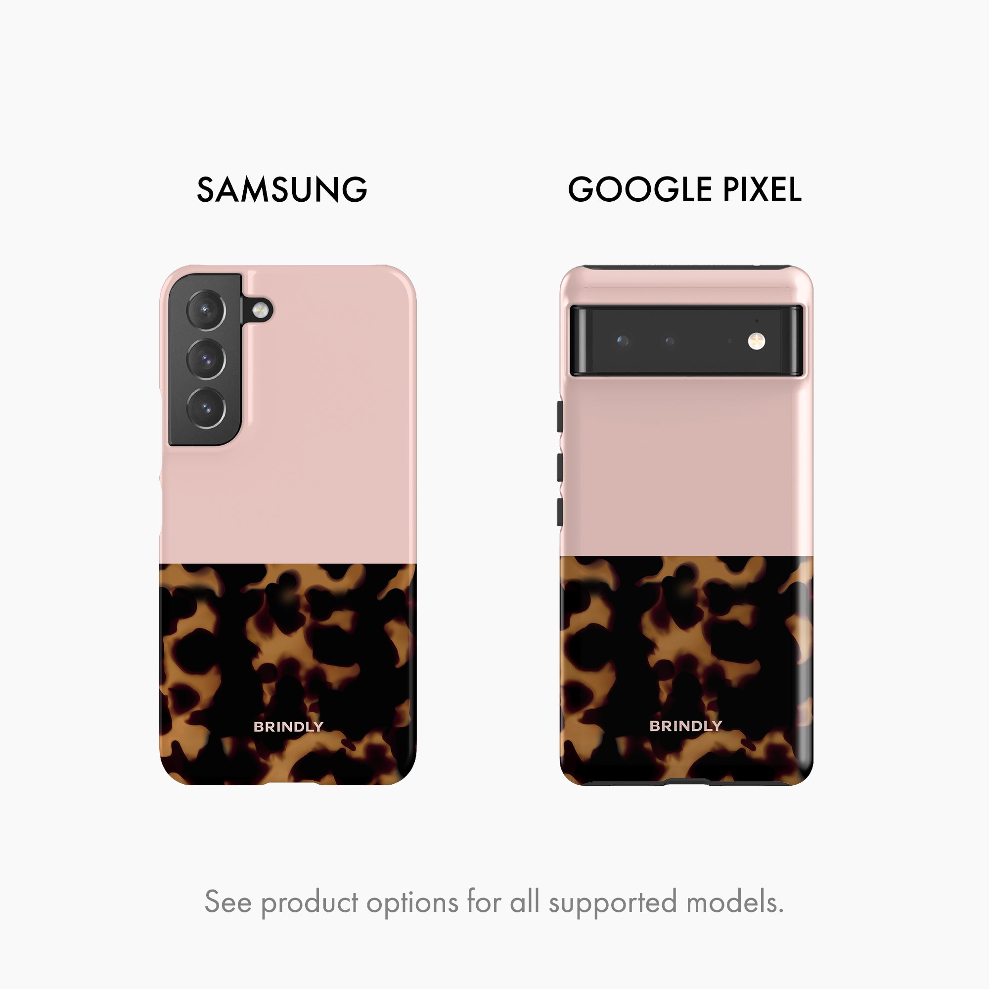 Pink Tortoise Shell - Tough Phone Case