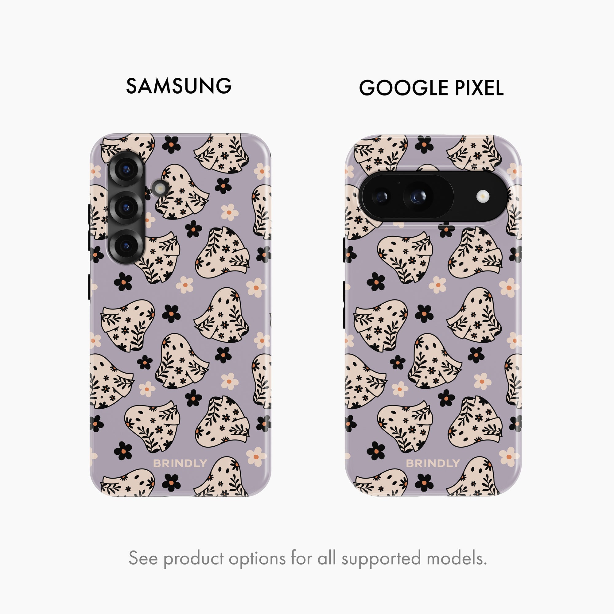 Floral Ghosts - Tough Phone Case