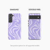 Purple Wave - Tough Phone Case