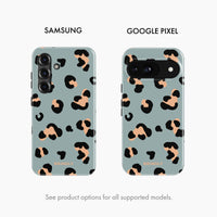 Sage Leopard - Tough Phone Case