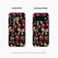 Cherry Leopard - Tough Phone Case