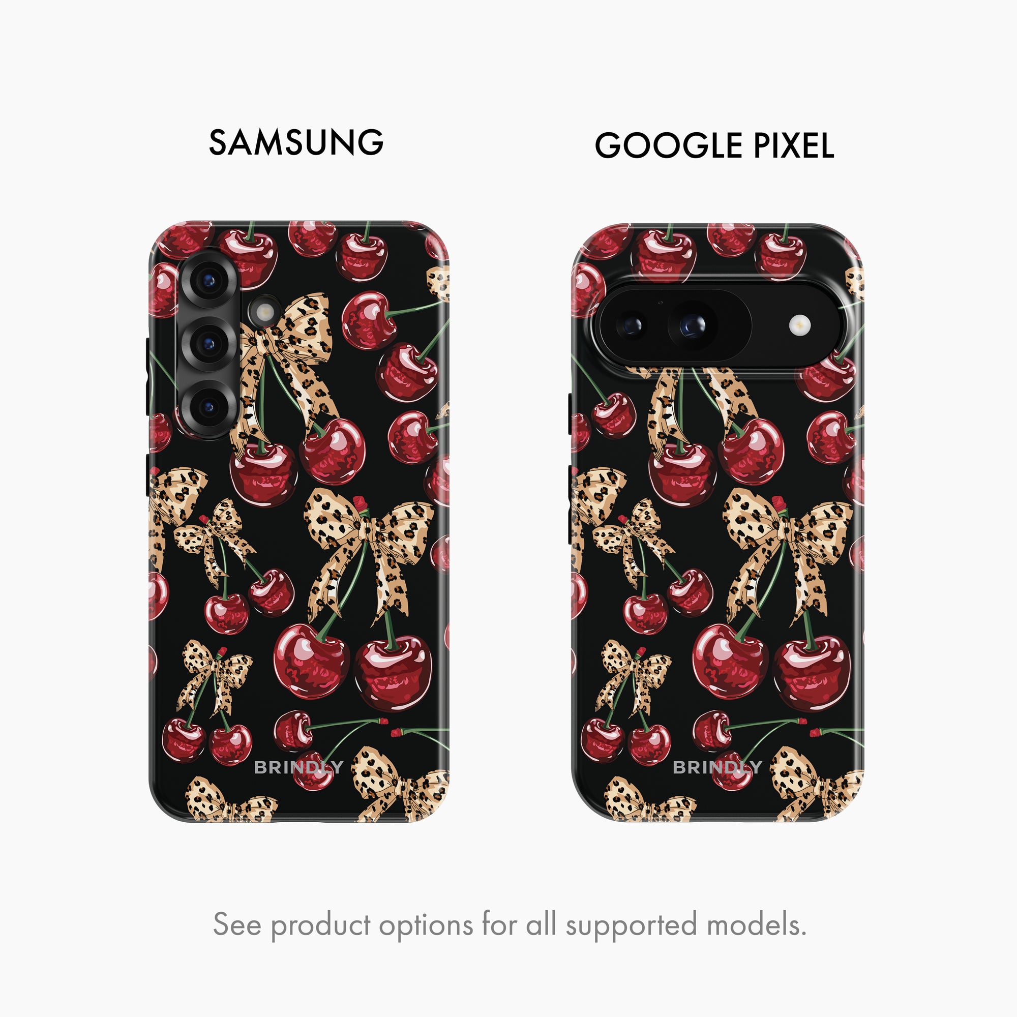 Cherry Leopard - Tough Phone Case