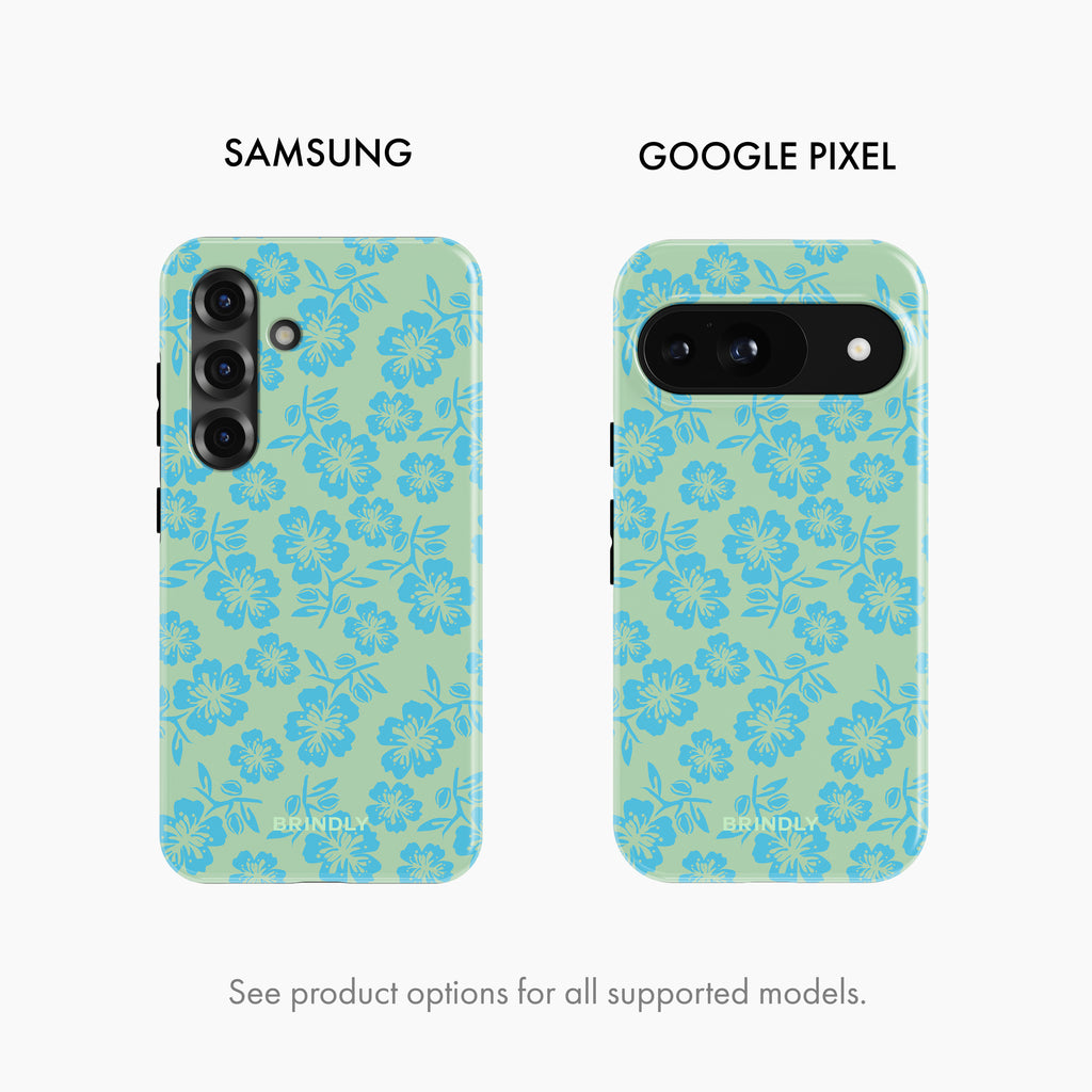 Aqua Bloom - Tough Phone Case